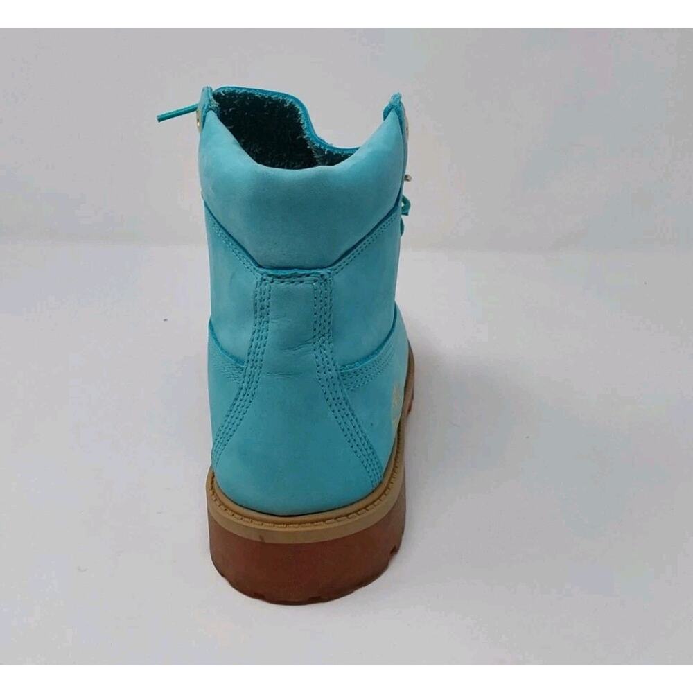 Timberland x Villa 6” Premium Boots Aqua Blue Nubuck Juniors Size 7/Women's 8.5 - Picture 7 of 16